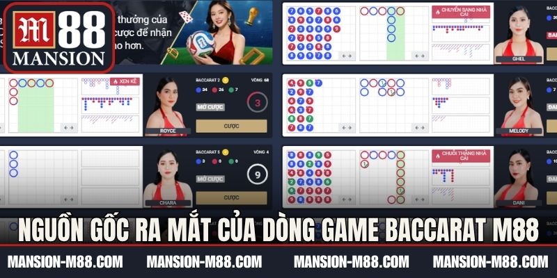 Nguồn gốc ra mắt của dòng game Baccarat M88