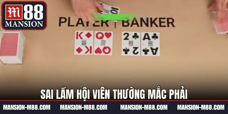 Sai lầm trong kinh nghiệm chơi Casino M88 hội viên thường mắc phải