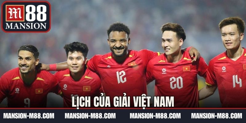 Lịch của giải Việt Nam